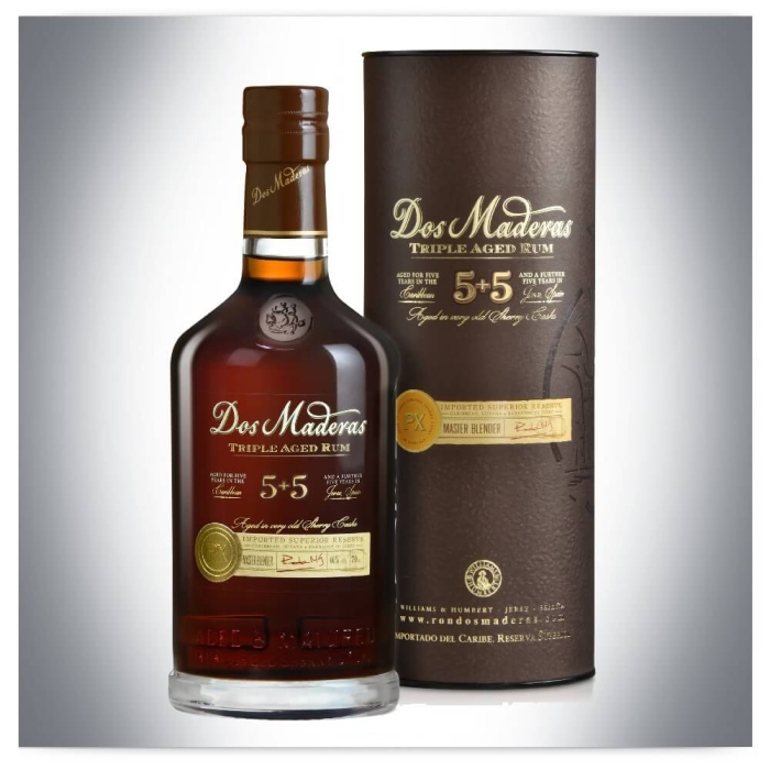 DOS MADERAS 5 + 5YO P.X. HANDCRAFTED RON 0,7L + SZKLANKA
