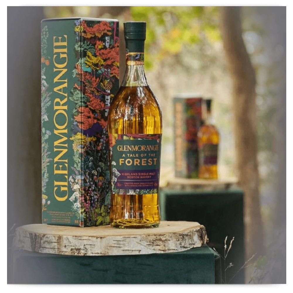GLENMORANGIE A TALE OF THE FOREST WHISKY SINGLE MALT 0,7L + KARTON