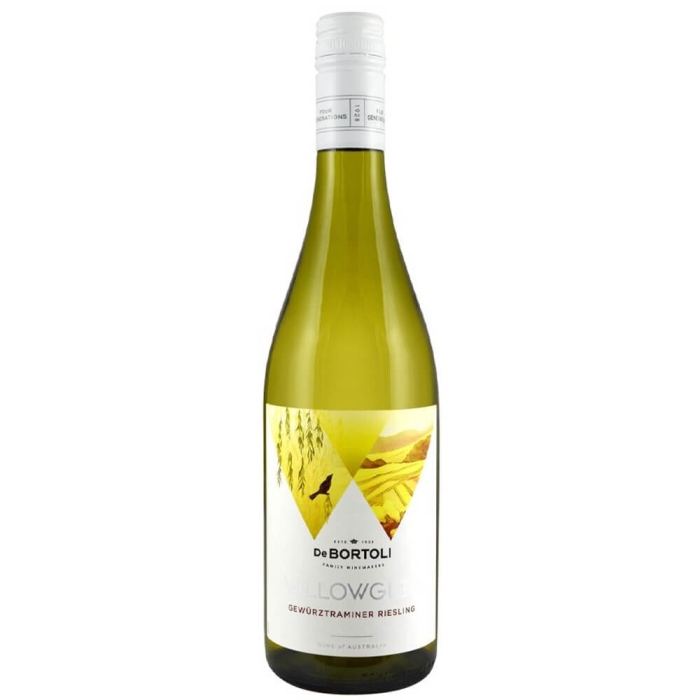 DE BORTOLI WILLOWGLEN GEWURZTRAMINER RIESLING WINO AUSTRALIJSKIE PÓŁSŁODKIE 0,75L