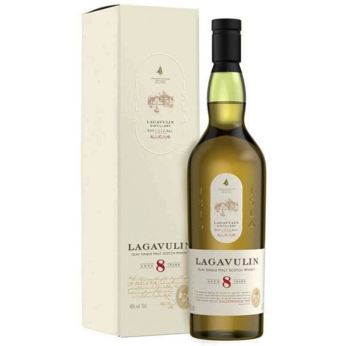 LAGAVULIN 8YO WHISKY SINGLE MALT 0,7L + KARTONIK