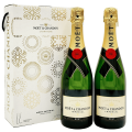 Szampan MOET & CHANDON BRUT IMPERIAL TWIN SET 2*0,75L + OPAKOWANIE