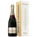 MOET&CHANDON BRUT IMPERIAL 0,75L + KARTONIK HAPPY BDAY 2023