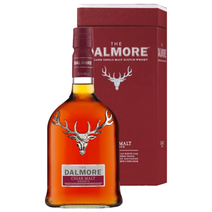 THE DALMORE CIGAR MALT RESERVE WHISKY 0,7L + KARTONIK