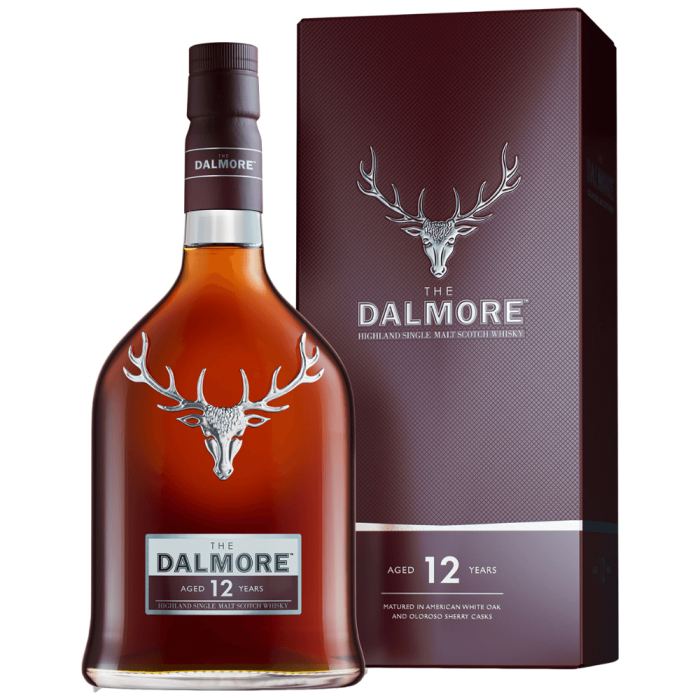 THE DALMORE 12YO WHISKY SINGLE MALT 0,7L + KARTONIK