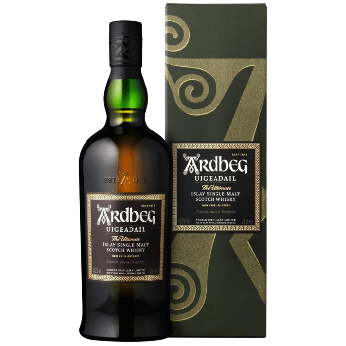 ARDBEG UIGEADAIL WHISKY SINGLE MALT 0,7L + KARTON