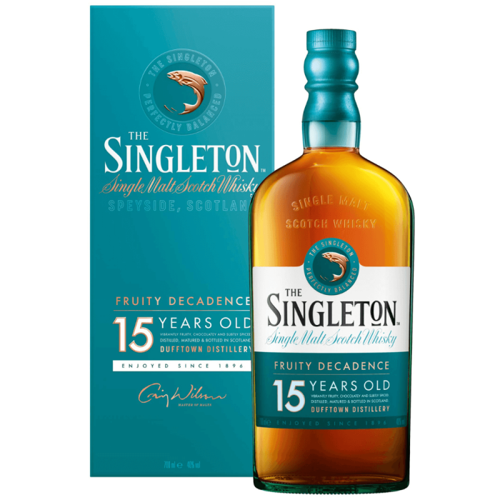 THE SINGLETON OF DUFFTOWN 15YO WHISKY SINGLE MALT 0,7L