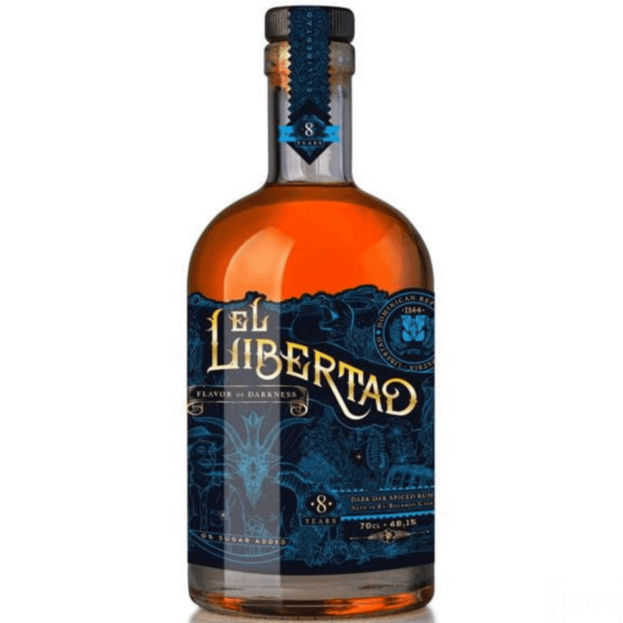 EL LIBERTAD FLAVOUR DARKNESS 8YO PREMIUM DARK AND SPICED RUM 0,7L - MROCZNA ESENCJA