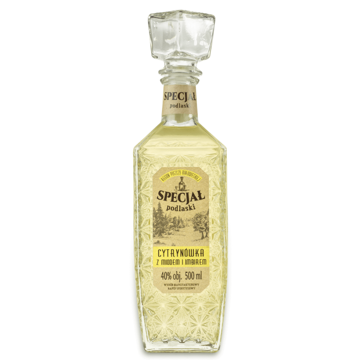 SPECJAŁ PODLASKI CYTRYNÓWKA Z MIODEM I IMBIREM 0,5L - TWOJE AROMATYCZNE ODKRYCIE