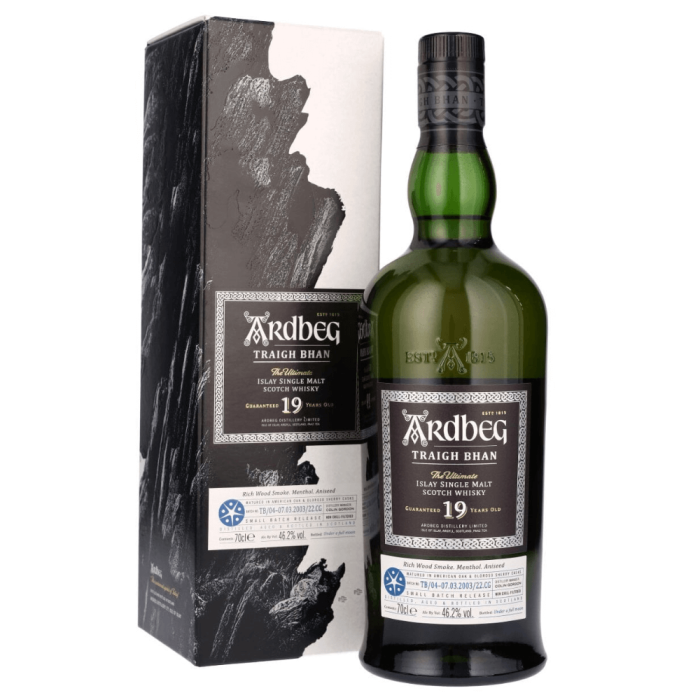 ARDBEG 19YO TRAIGH BHAN BATCH 4 WHISKY SINGLE MALT 0,7L + KARTON