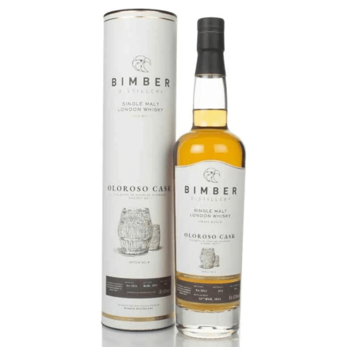 BIMBER DISTILLERY LONDON OLOROSO BATCH 4 WHISKY SINGLE MALT 0,7L + TUBA