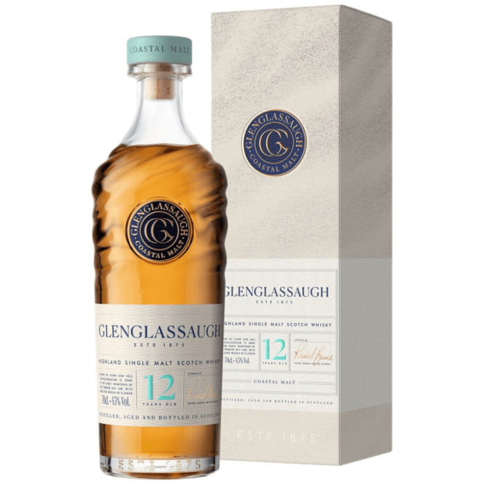 GLENGLASSAUGH 12YO WHISKY SINGLE MALT 0,7L + OPAKOWANIE