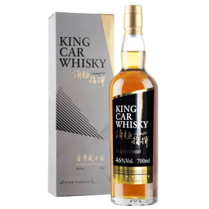 KAVALAN KING CAR WHISKY SINGLE MALT 0,7L + KARTONIK