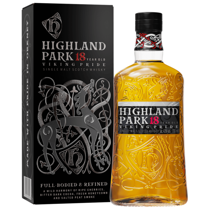 HIGHLAND PARK 18YO WHISKY SINGLE MALT 0,7L + OPAKOWANIE
