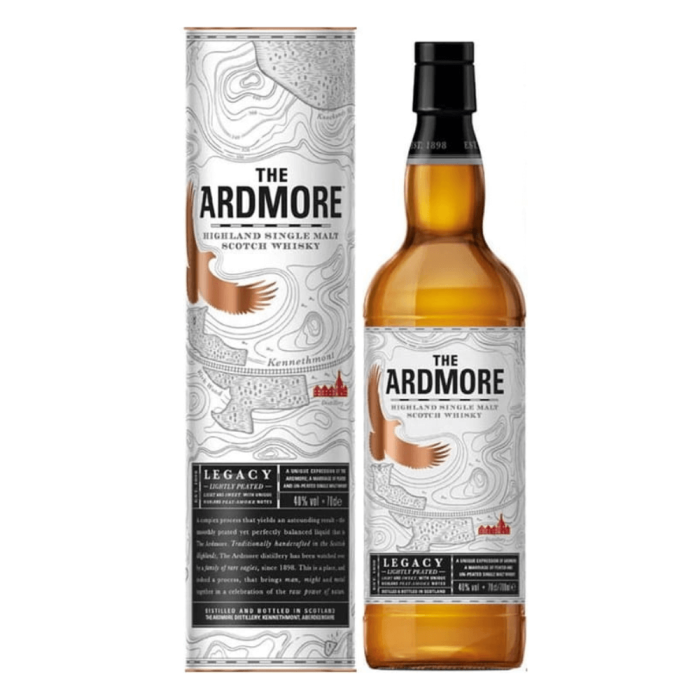 THE ARDMORE LEGACY SINGLE MALT WHISKY 0,7L + TUBA
