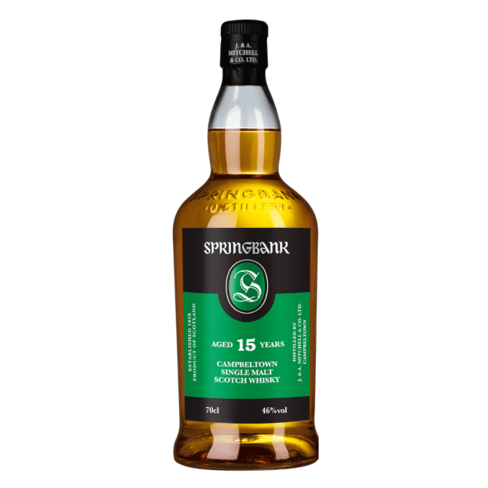 SPRINGBANK 15YO SINGLE MALT WHISKY 0,7L