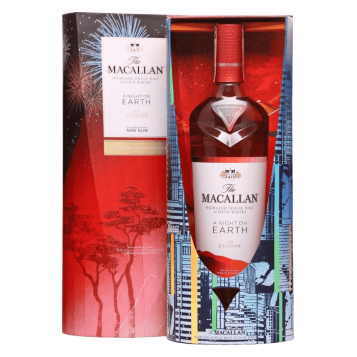 THE MACALLAN NIGHT ON EARTH WHISKY SINGLE MALT 0,7L + KARTON