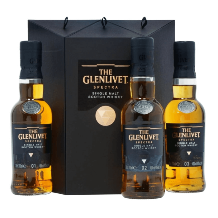 THE GLENLIVET SPECTRA SINGLE MALT WHISKY 3*200ML
