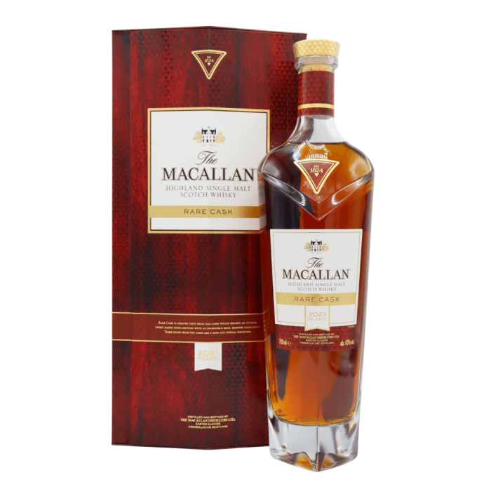 THE MACALLAN RARE CASK 2021 WHISKY SINGLE MALT 0,7L + KARTON