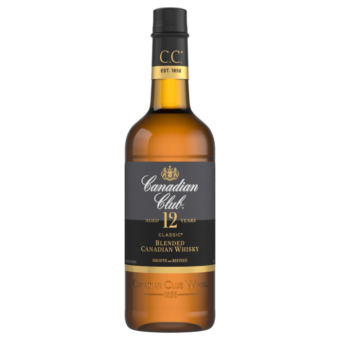CANADIAN CLUB 12YO SMALL BATCH WHISKY 0,7L