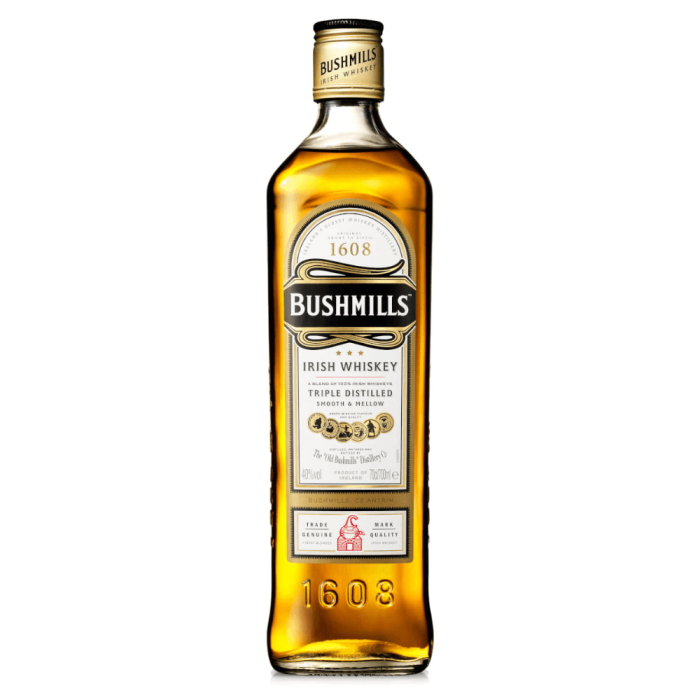 BUSHMILLS ORIGINAL WHISKY 0,7L