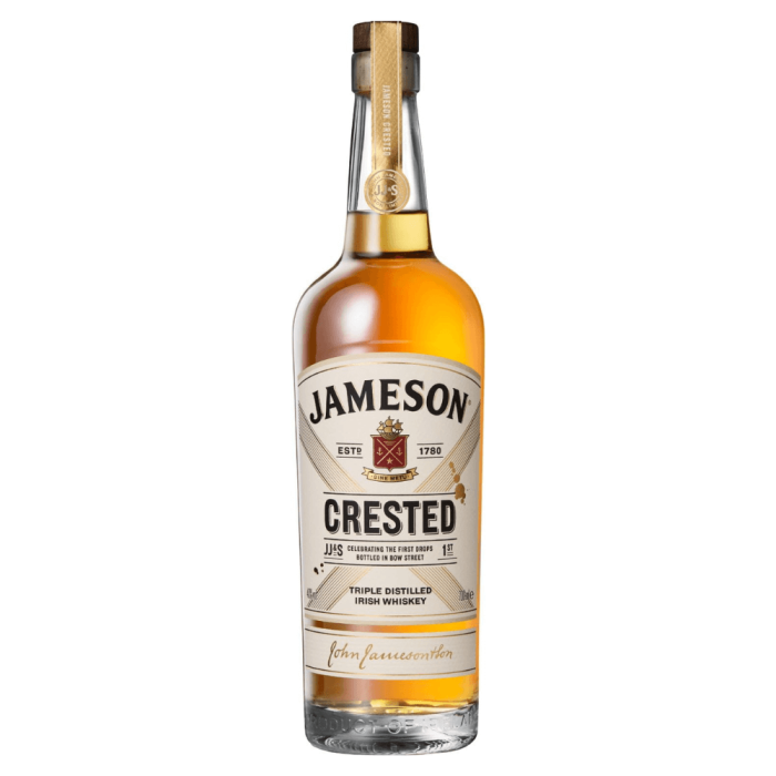 JAMESON CRESTED IRISH WHISKEY 0,7L