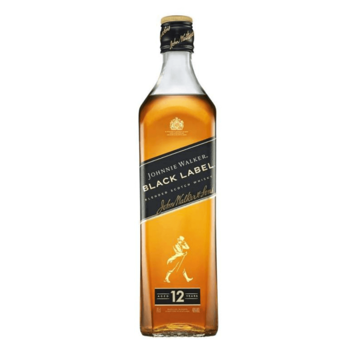 JOHNNIE WALKER BLACK LABEL WHISKY 0,7L