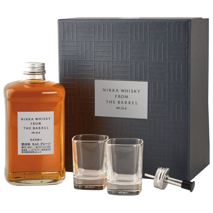 NIKKA WHISKY FROM THE BARREL 0,5L + 2 KIELISZKI