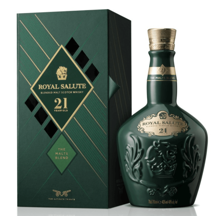 ROYAL SALUTE 21YO THE MALTS BLEND WHISKY 0,7L + OPAKOWANIE