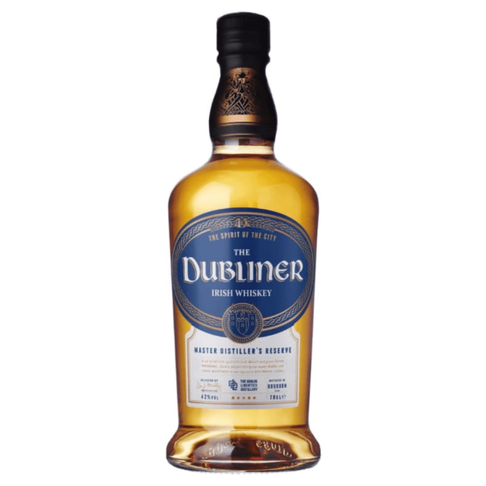 THE DUBLINER MASTER DISTILLER'S RESERVE IRISH WHISKEY 0,7L - Sklep