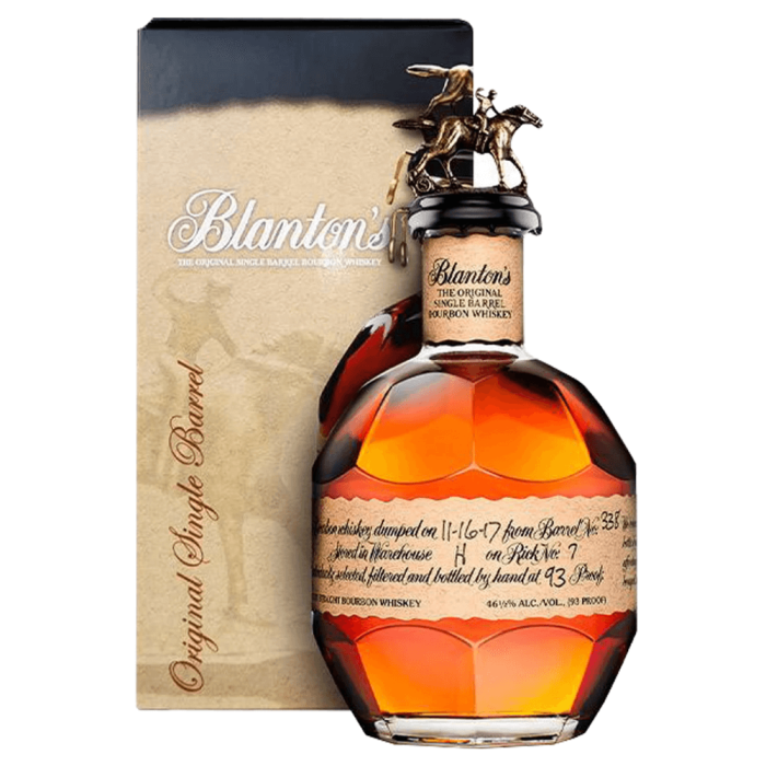 BLANTONS ORIGINAL SINGLE BARREL BOURBON 0,7L + KARTON