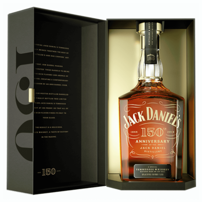 JACK DANIEL'S 150 ANNIVERSARY 1L + OPAKOWANIE