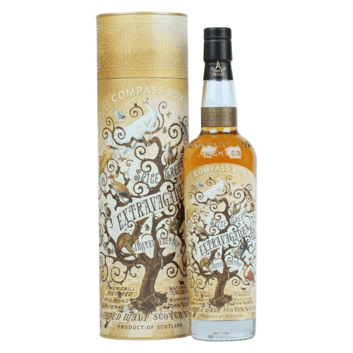 COMPASS BOX SPICE TREE EXTRAVAGANZA 0,7L + TUBA