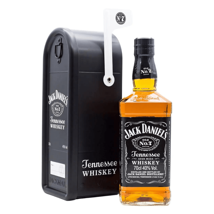 JACK DANIEL'S WHISKEY 0,7L MAIL BOX