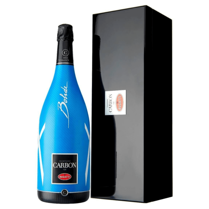 SZAMPAN CARBON BUGATTI BOLIDE EB.03 BLANC DE BLANC - MILLESIME VINTAGE 2013 0,75L + LUXURY BOX