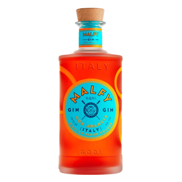 GIN MALFY G.Q.D.I. CON ARANCIA BLOOD ORANGE 0,7L
