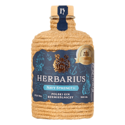 HERBARIUS NAVY STRENGHT GIN RZEMIEŚLNICZY 0,5L