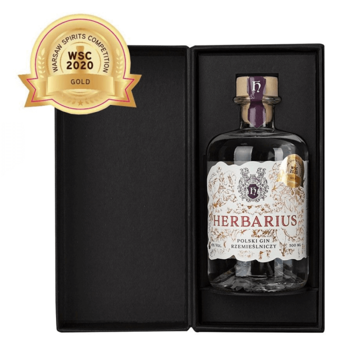 HERBARIUS GIN RZEMIEŚLNICZY 0,5L + OPAKOWANIE