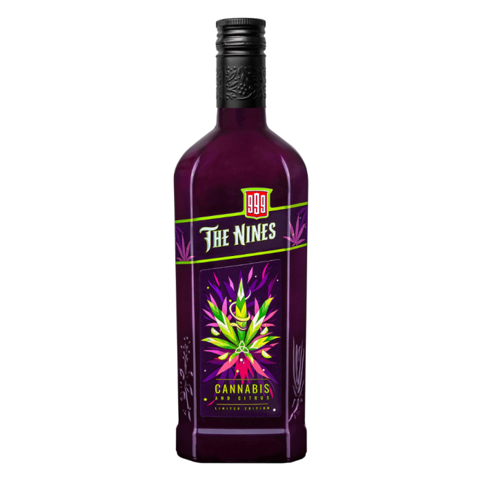 '999' THE NINES CANNABIS AND CITRUS HERBAL LIQUEUR - LIKIER ZIOŁOWY 0,5L