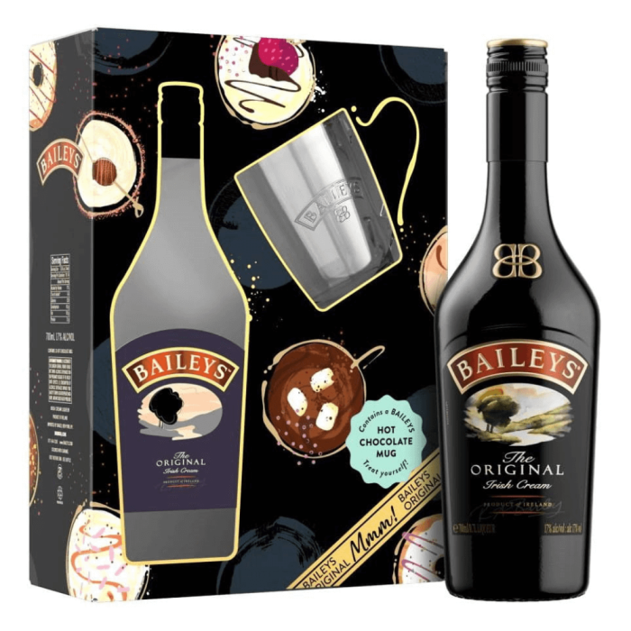 BAILEY'S THE ORIGINAL LIKIER IRISH CREAM 0,7L + KUBEK