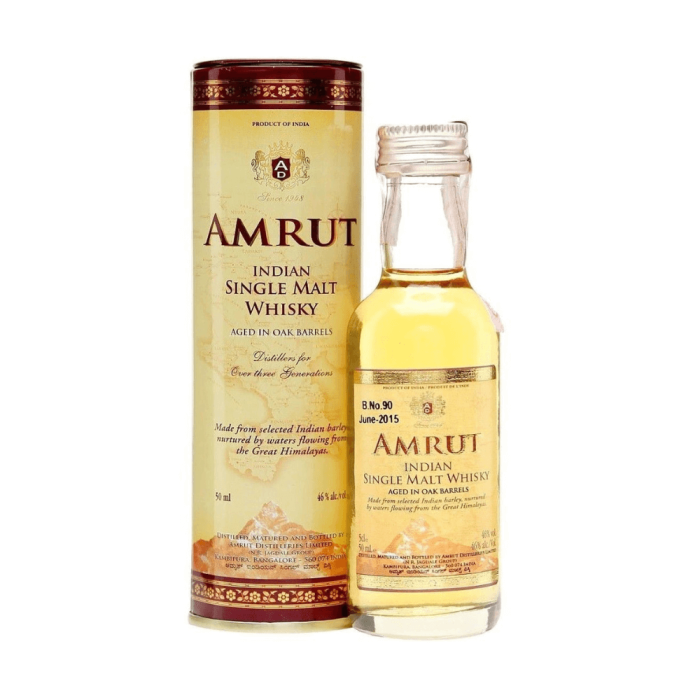 AMRUT INDIAN SINGLE MALT 0,05L + PUSZKA (MINI)