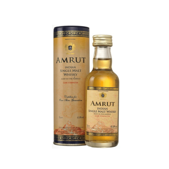 AMRUT CASK STRENGTH 0,05L + TUBA (MINI)