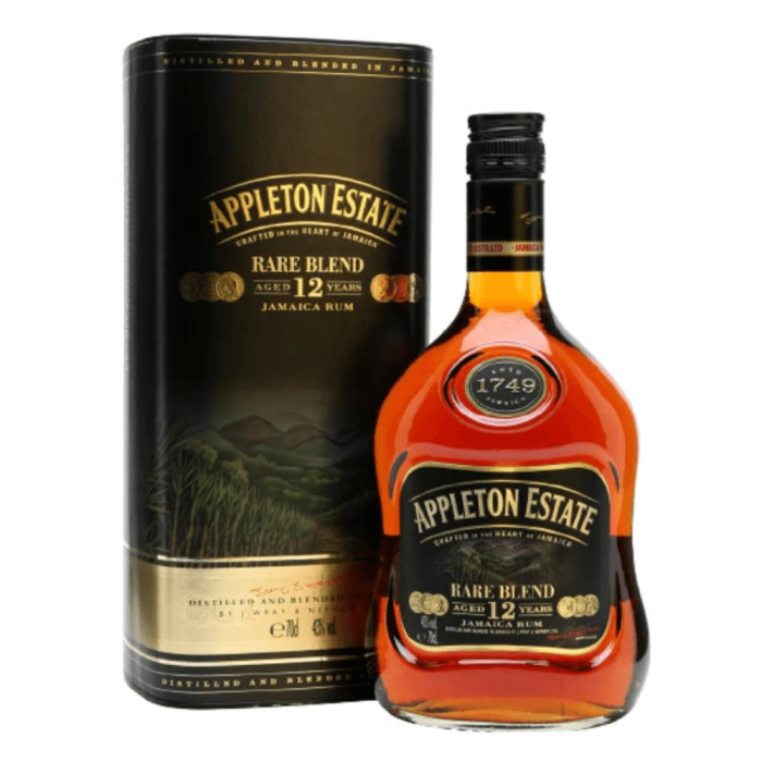 APPLETON ESTATE RARE BLEND 12YO JAMAICA RUM 0,7L + TUBA