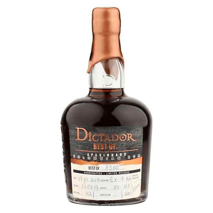 DICTADOR RUM "BEST OF 1980" 37YO EX-P 0,7L + OPAKOWANIE