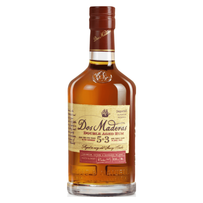 DOS MADERAS 5 + 3 YO CASK&BARREL RON ANEJO 0,7L