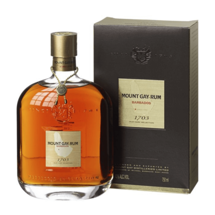 MOUNT GAY 1703 OLD CASK SELECTION 0,7L + KARTONIK