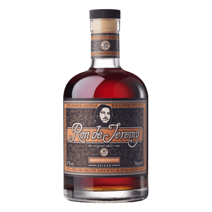 RON DE JEREMY SPICED HARDCORE EDITION RUM 0,7L