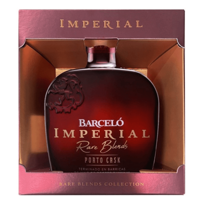 RON BARCELO IMPERIAL PORTO CASK RUM 0,7L + PUDEŁKO