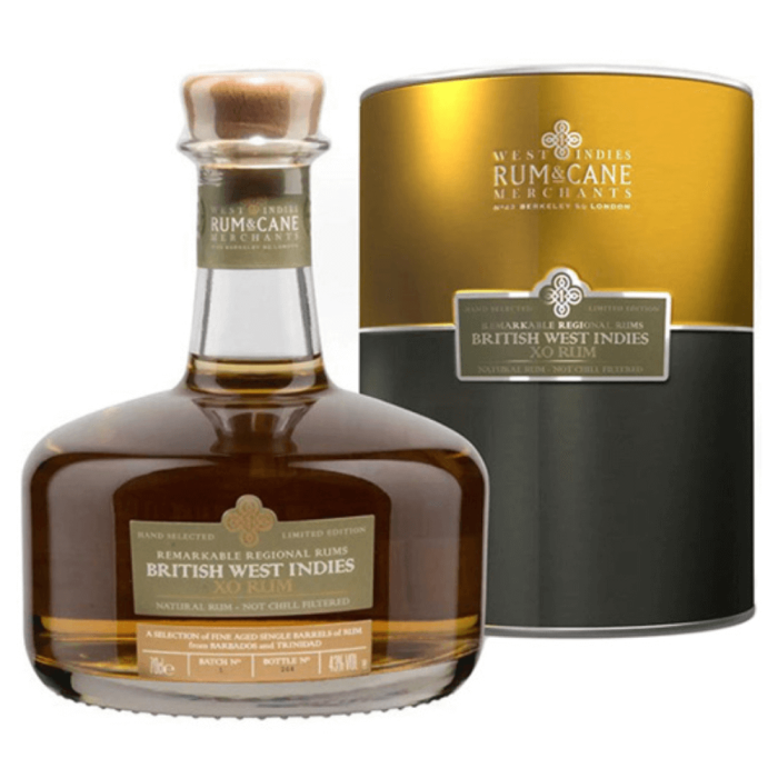 RUM&CANE BRITISH WEST INDIES XO RUM 0,7L + PUSZKA