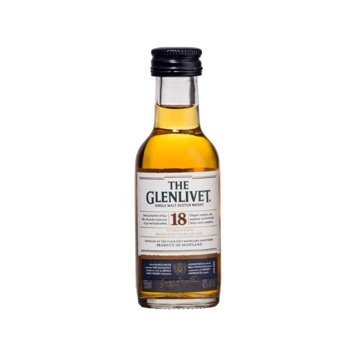 GLENLIVET 18YO WHISKY SINGLE MALT 0,05L (MINI)