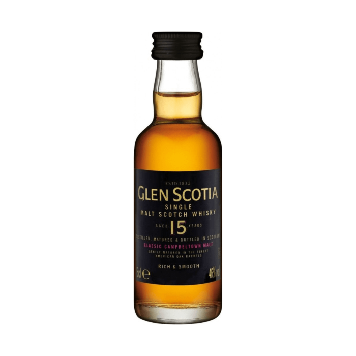GLEN SCOTIA 15YO WHISKY SINGLE MALT 0,05L (MINI)